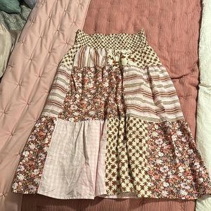 Universal Thread Patchwork Maxi Skirt